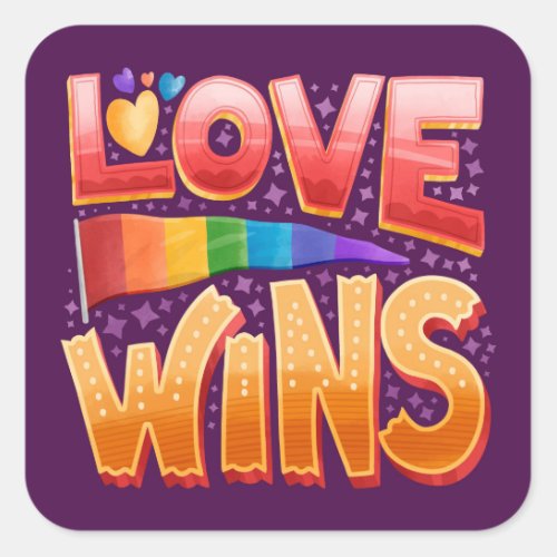 Love Wins LGBT Sticker