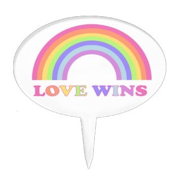 Love Wins - LGBTQ / Gay Pride Rainbow