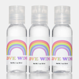 Love Wins - LGBTQ / Gay Pride Rainbow Hand Sanitizer