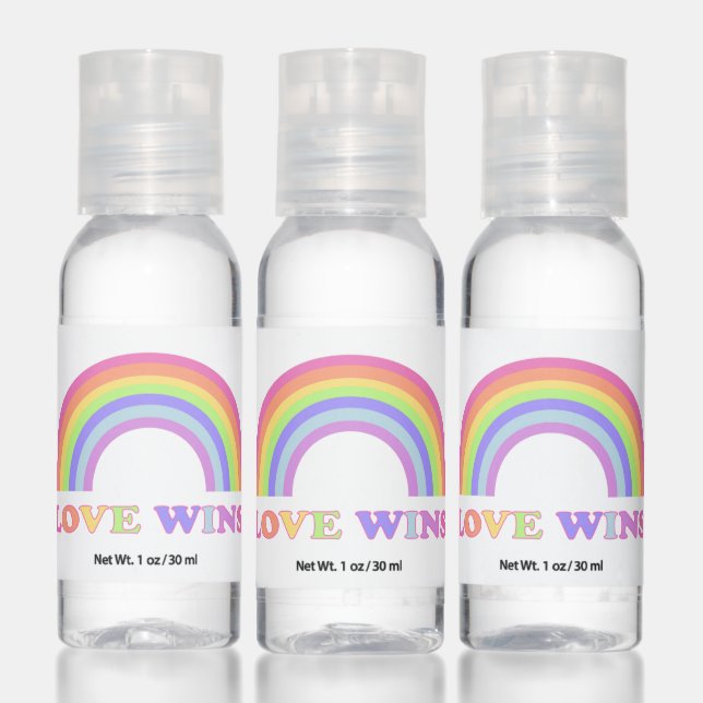 Love Wins - LGBTQ / Gay Pride Rainbow Hand Sanitizer (Set)