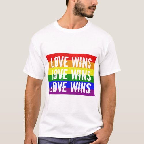 Love Wins Love Wins Love Wins T_Shirt