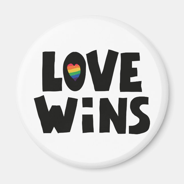 Love Wins Magnet (Front)