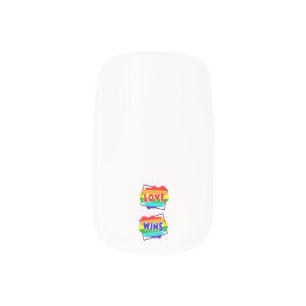 Love Wins Minx Nail Art