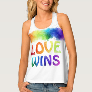 Love Wins Pride Rainbow Tank Top