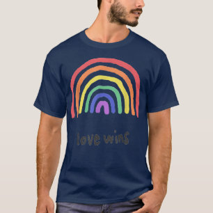 Love Wins Rainbow LGBT T-Shirt