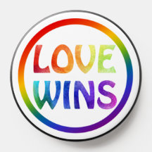 Love Wins Rainbow Pride Black Trim