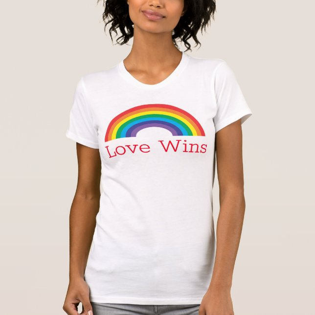 Love Wins Rainbow T-Shirt (Front)