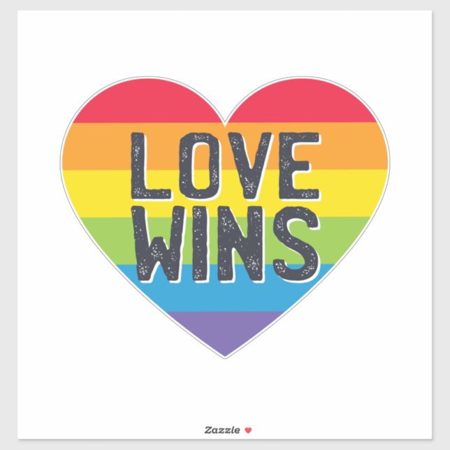 Love Wins Sticker (Sheet)