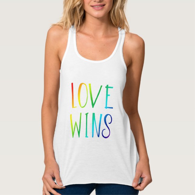 Love Wins Tank Top (Front)