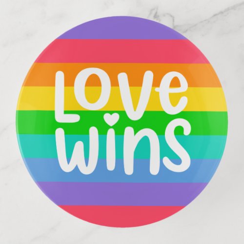 Love Wins Trinket Tray Love Wins Trinket Tray