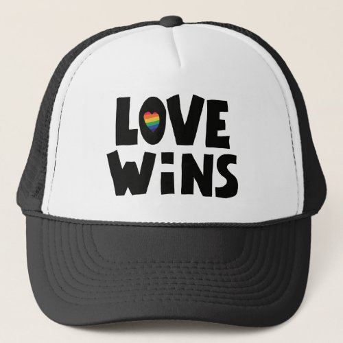 Love Wins Trucker Hat