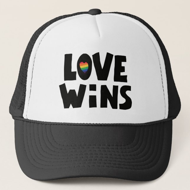 Love Wins Trucker Hat (Front)