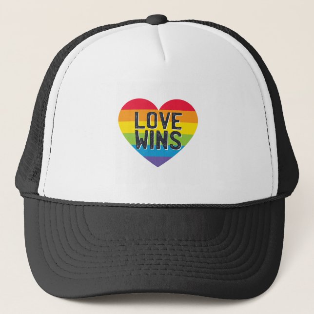 Love Wins Trucker Hat (Front)