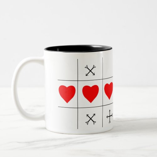 LOVE WINS XOXO Two_Tone COFFEE MUG