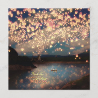 Love Wish Lanterns Invitation