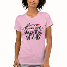 Love wishes and Valentine kisses