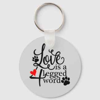 Love With 4 Legs Keychain