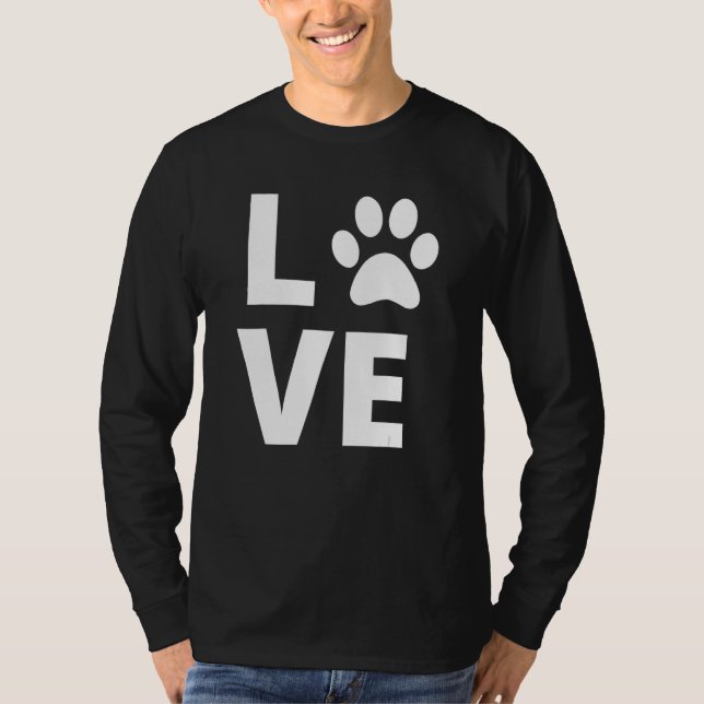 Love With A Paw T-Shirt (Front)