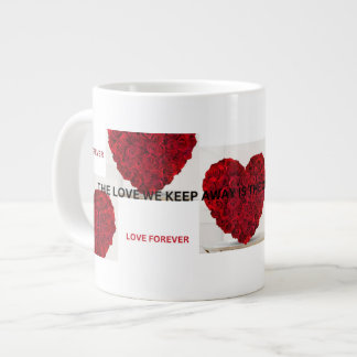 Love with Coffee Giant Coffee Mug