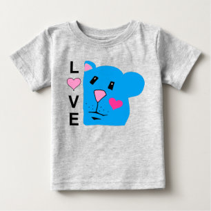 Love With Cute Chipmunk Toddler Tee
