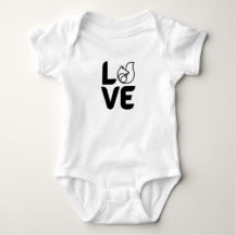 Love with Fox Cute Woodland Animal Baby Bodysuit