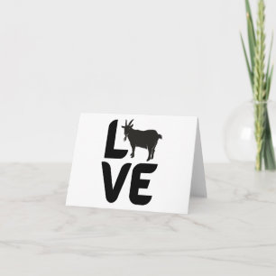 Love with Goat as the O BLANK Card