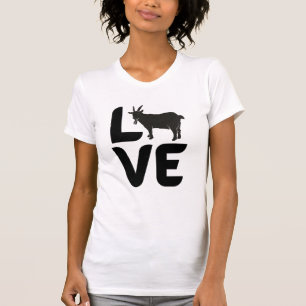 Love with Goat as the O T-Shirt