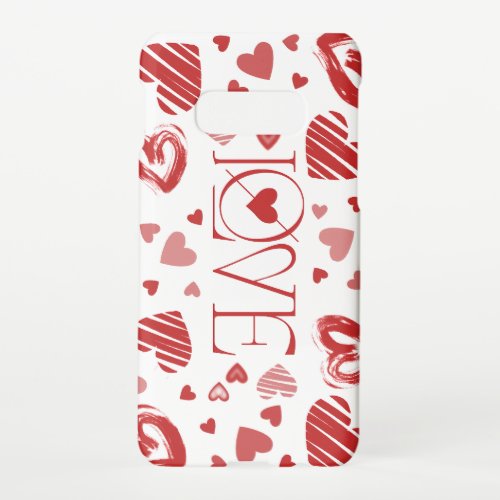 Love With Hearts  Samsung Galaxy S10E Case