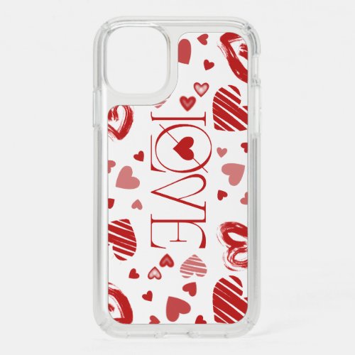 Love With Hearts  Speck iPhone 11 Case