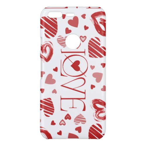 Love With Hearts  Uncommon Google Pixel Case