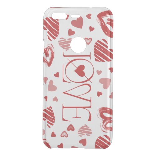 Love With Hearts  Uncommon Google Pixel Case