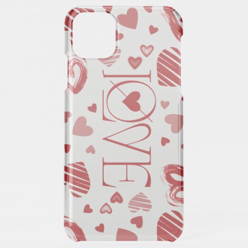Love With Hearts  iPhone 11 Pro Max Case