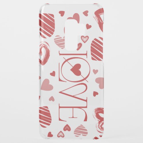 Love With Hearts  Uncommon Samsung Galaxy S9 Plus Case