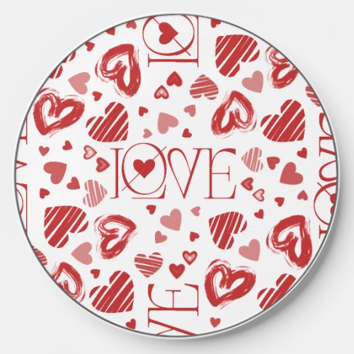 Love With Hearts  Wireless Charger