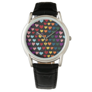 Love With Rainbow of Hearts Watch