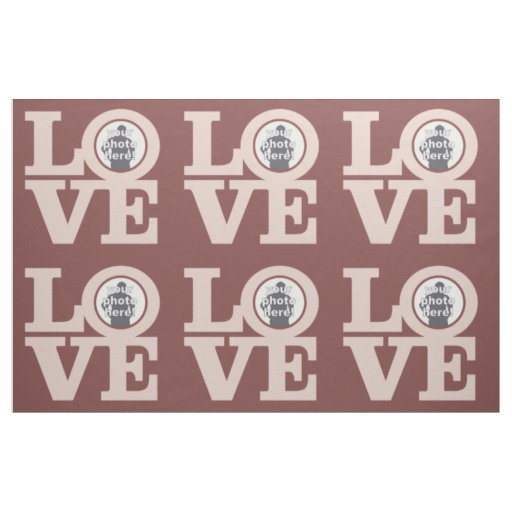 LOVE with YOUR PHOTO custom fabric