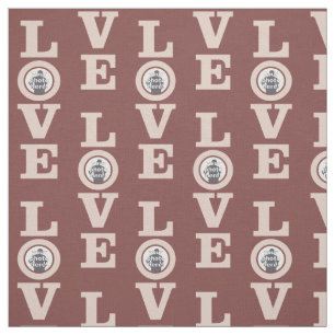 LOVE with YOUR PHOTO custom fabric