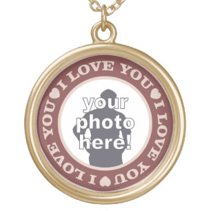 LOVE with YOUR PHOTO custom necklace