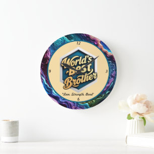 "Love Without Limits" Large Clock