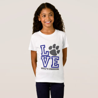 LOVE Wolf's Crossing Girls T-Shirt