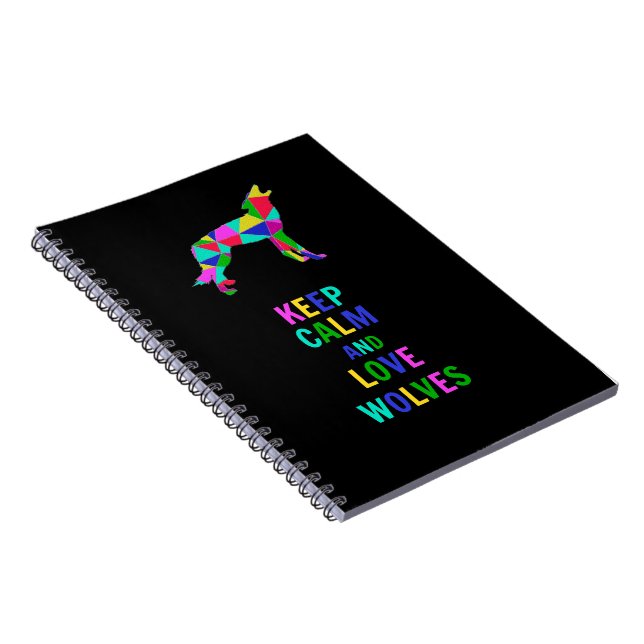 Love wolves notebook (Right Side)