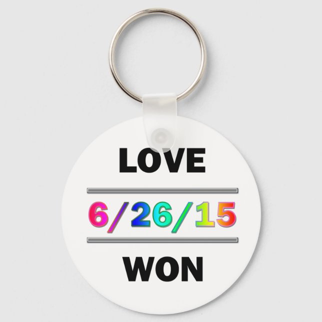 Love Won Keychain (Front)