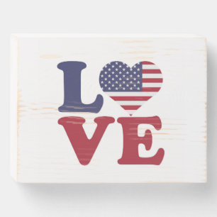 Love Wood Box Sign