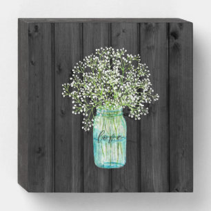 LOVE WOODEN BOX SIGN