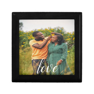 Love Wooden Jewelry Keepsake Box