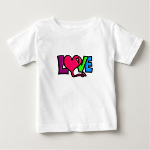 Love Word Art Typography Baby T-Shirt