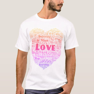 Love Word Cloud T-Shirt
