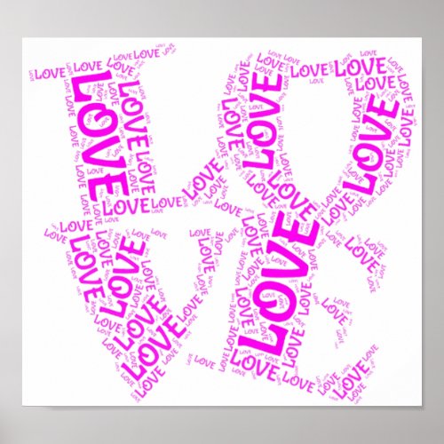 Love Word picture Poster