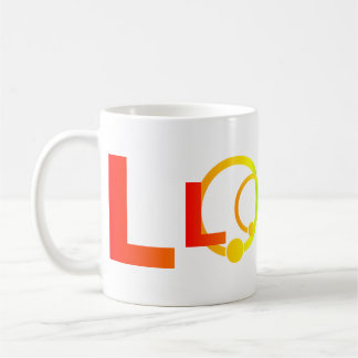 LOVE Wordmark Mug Rainbow