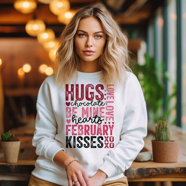 Love Words Design Sweatshirt (Creator Uploaded)